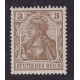 ALEMANIA 1902 ESTAMPILLA CON VARIEDAD 